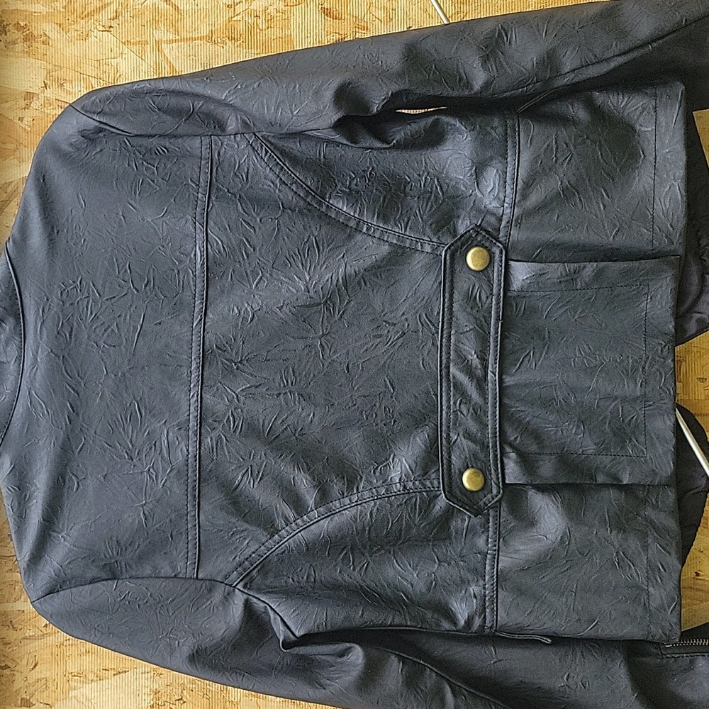 Ashley By 26 International Black Military Blazer with Stand-up Collar - Picture 5 of 5